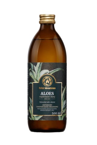 Aloes, Sok naturalny z aloesu 100% 500 ml